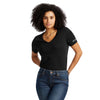 American Giant Women's Black Classic Cotton V-Neck T-Shirt