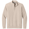 TravisMathew Men's Natural Heather Ocean Villa 1/4-Zip