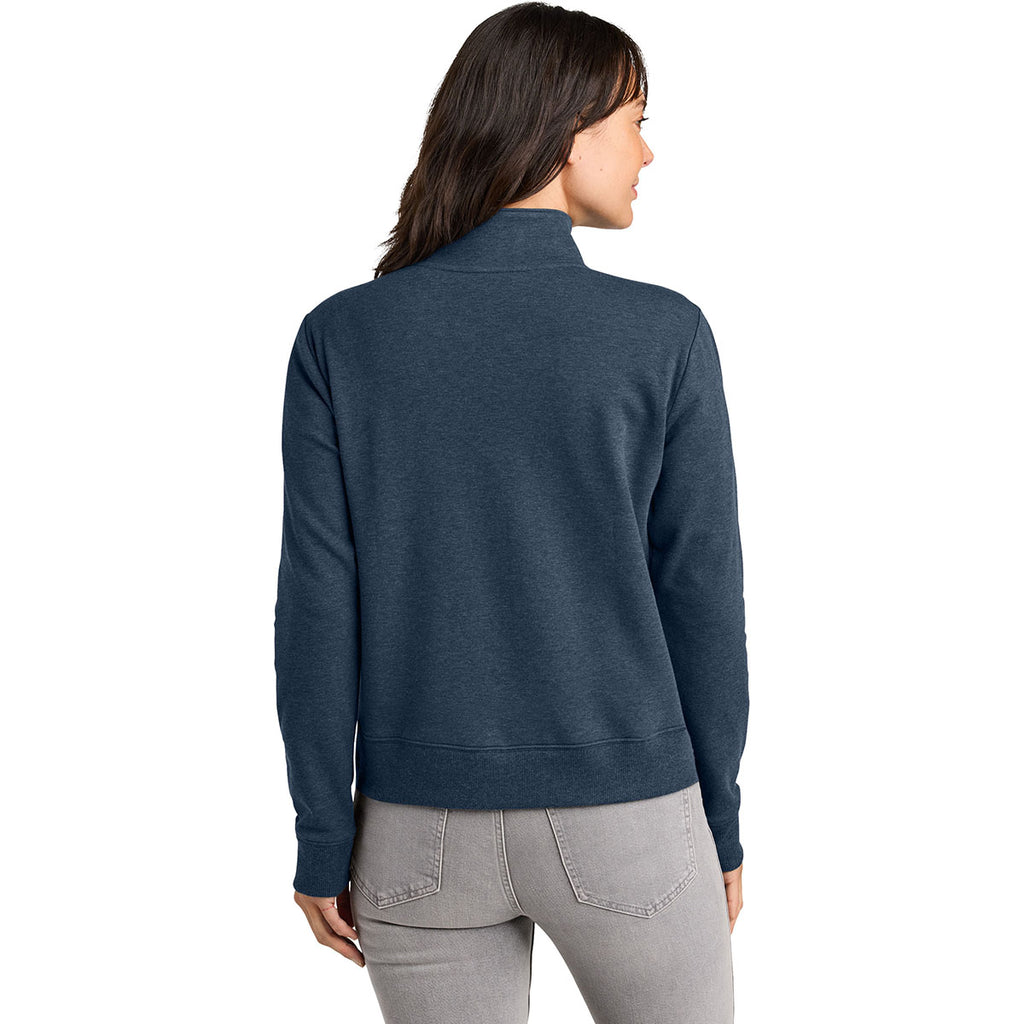 TravisMathew Women's Blue Heather Ocean Villa 1/4-Zip