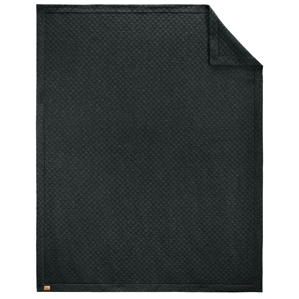 TravisMathew Dark Grey Heather Diamond Quilt Blanket