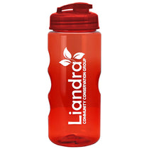 Garyline Transparent Red Mini Mountain Tritan Sports Bottle with Flip Lid - 22 oz.
