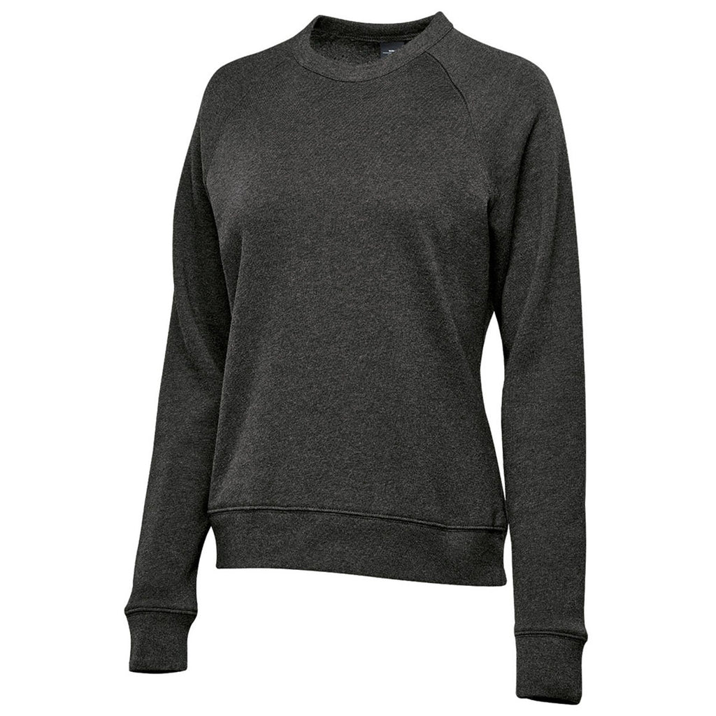 Stormtech Women's Charcoal Heather Monashee Fleece Crew Neck