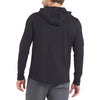 UNRL Men's Black Ultra Hooded Long Sleeve