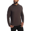 UNRL Men's Espresso Ultra Hooded Long Sleeve