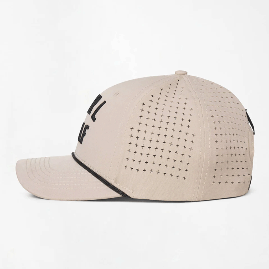 UNRL Tan + Black Golf Vintage Rope Snapback