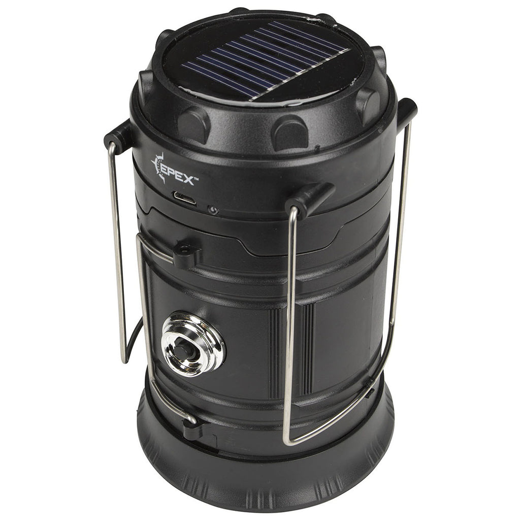 EPEX Black North Fork Park Solar Lantern