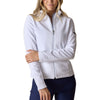 Straight Down Women's White Swing Jacket