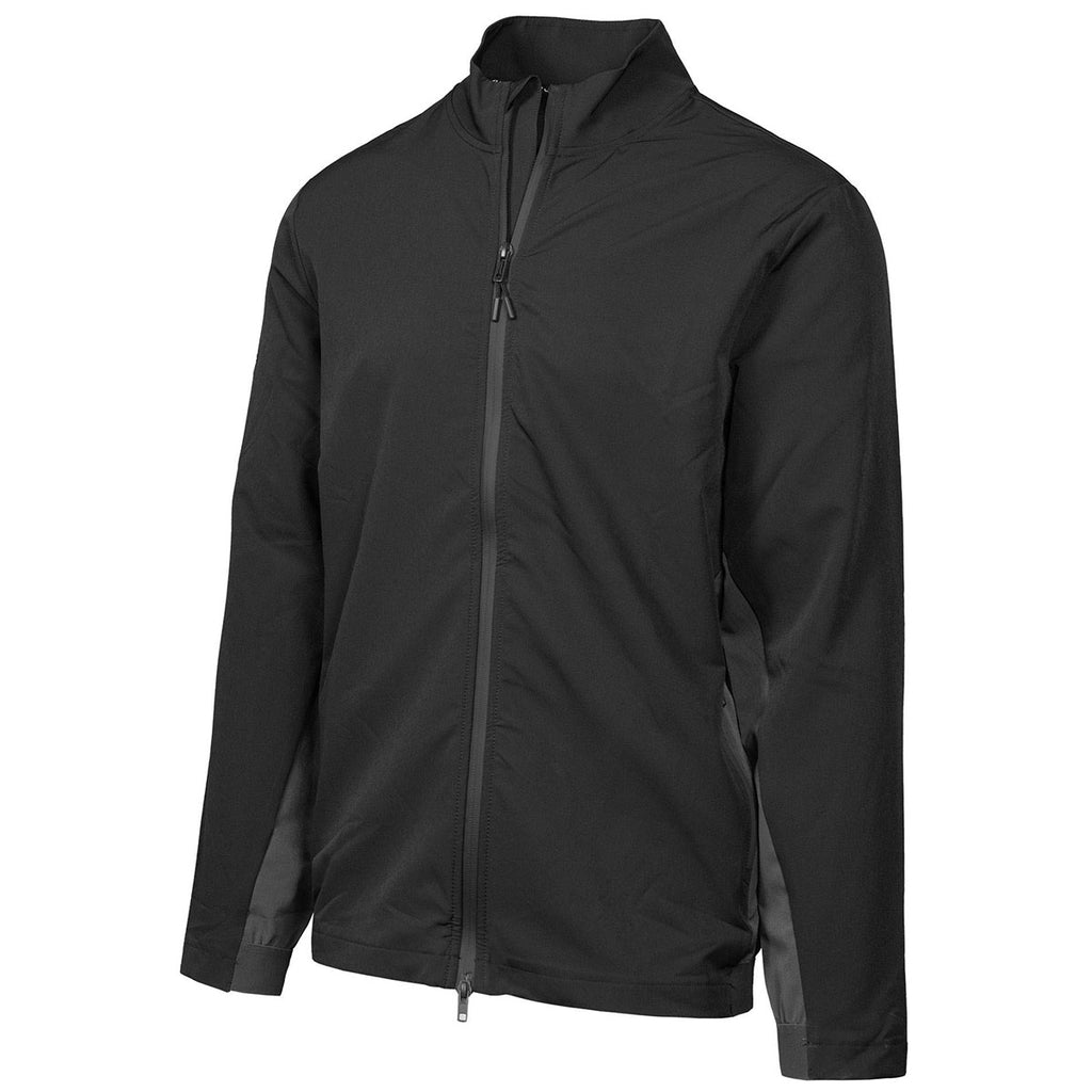 Levelwear Men's Black/Charcoal Harrington Jacket
