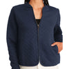 Marine Layer Women's Navy Corbet Quilted Bomber