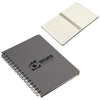 Ariel Premium Grey Parley Repreve Recycled Textured Hardcover Spiral Notebook
