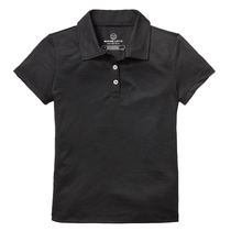 Marine Layer Women's Black Re-Spun Air Polo