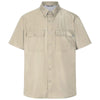 Landway Men's Khaki Short Sleeve Seabright Outdoor Utility Shirt