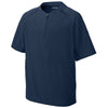 Sport-Tek Youth True Navy Repeat 1/2-Zip Short Sleeve Jacket