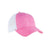 Big Accessories Women's Heather Pink/ White Sport Ponytail Trucker