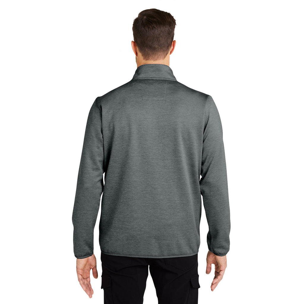 HUK Men's Volcanic Ash Heather Cold Front Quarter-Zip