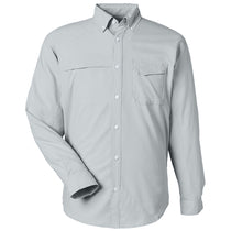 HUK Men's Harbor Mist Tide Point Long Sleeve Shirt