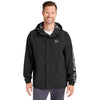 HUK Men's Black Storm Rain Jacket