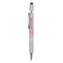 SnugZ Silver Spin-It Executive Metal Stylus Ballpoint Pen