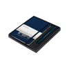 Moleskine Navy Blue/Sapphire Medium Notebook and GO Pen Gift Set