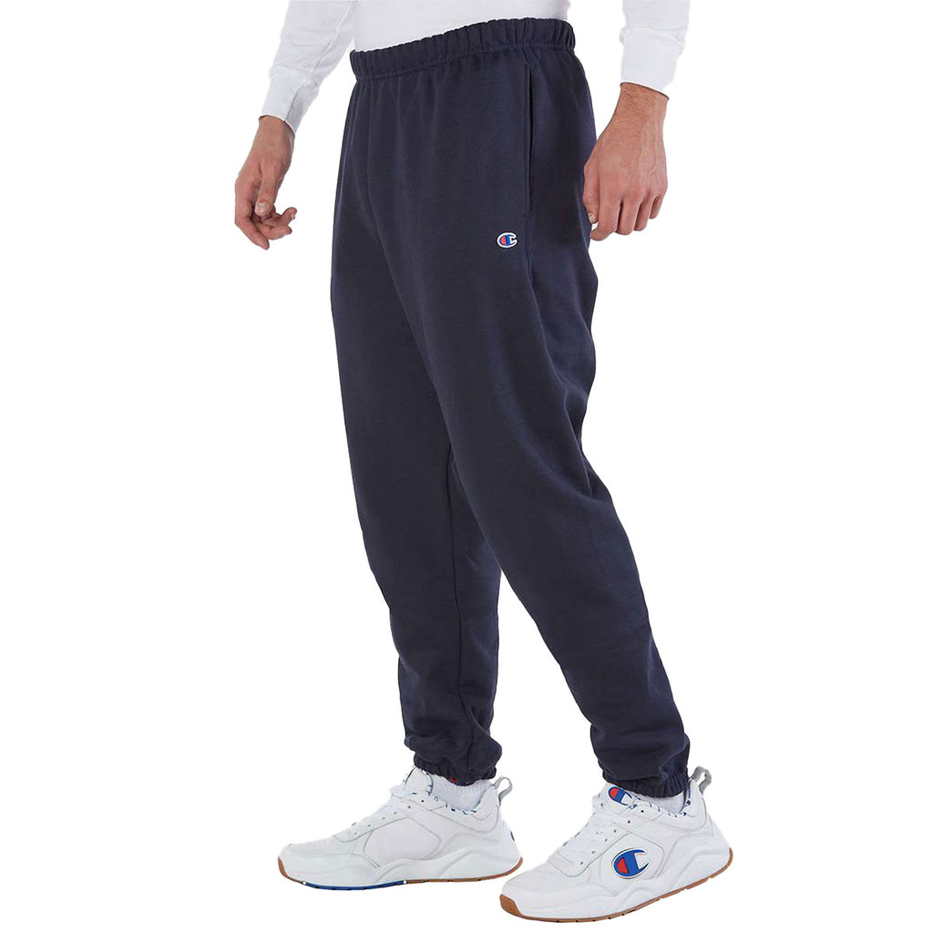 Champion Men's Navy Reverse Weave Fleece Pant