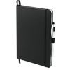 Bullet Black 6'' x 8.5'' FSC Mix Crown Journal with Pen-Stylus