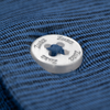 48-Hour Zusa Men's Vivid Blue/Navy Heather Stripe Polo