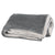 Vantage Grey Faux Mink Sherpa Blanket