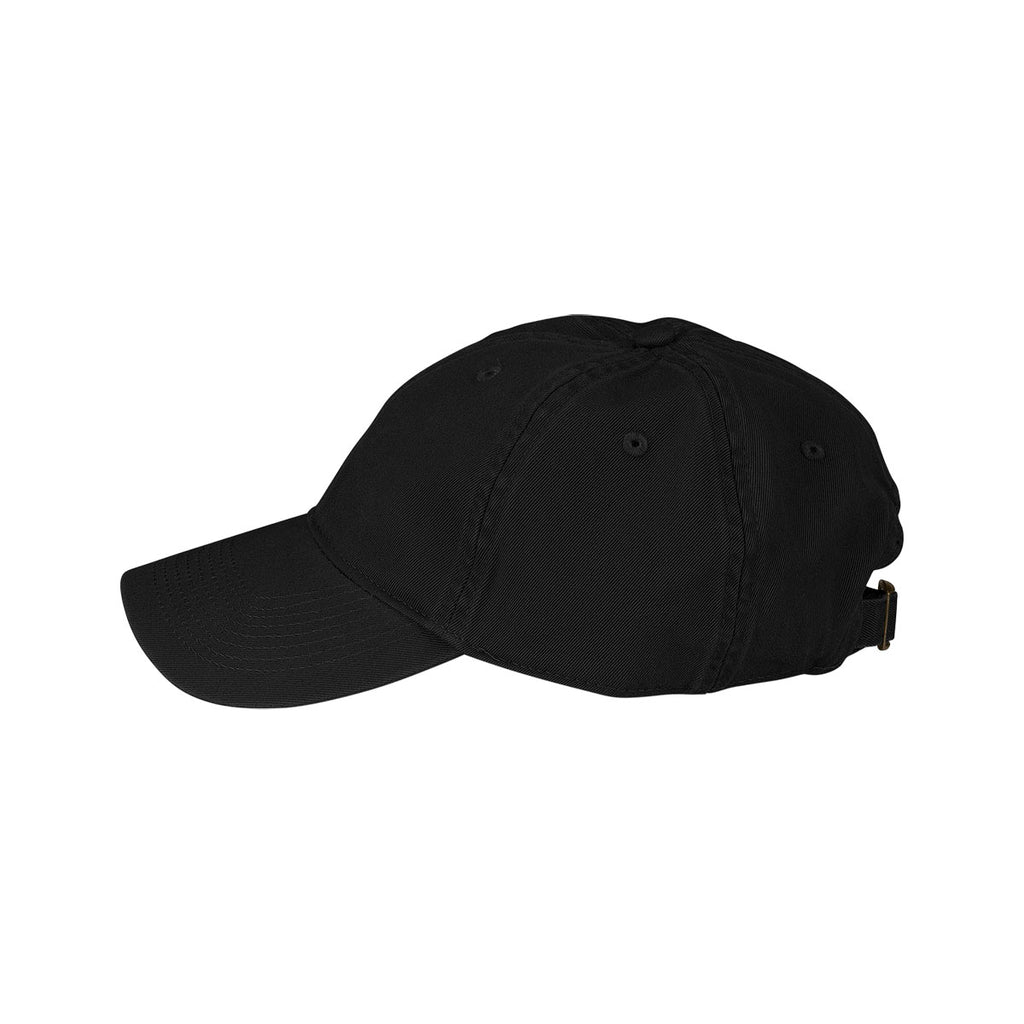Vantage Men's Black Clutch Bio-Washed Unconstructed Twill Cap