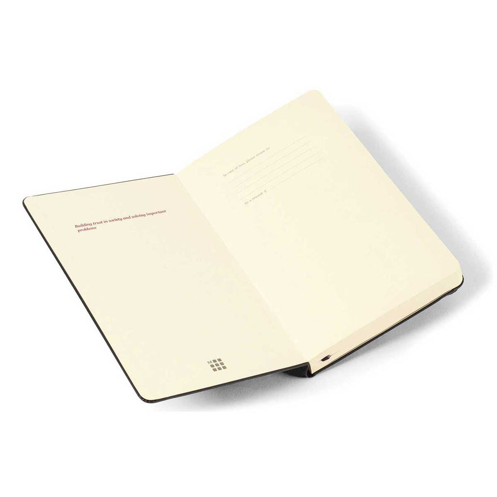 Moleskine Black Hard Cover Ruled Large Expanded Notebook