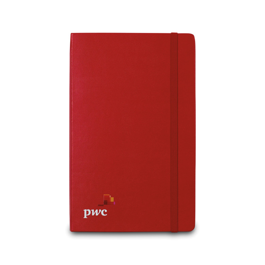 Moleskine Scarlet Red Hard Cover Ruled Large Expanded Notebook