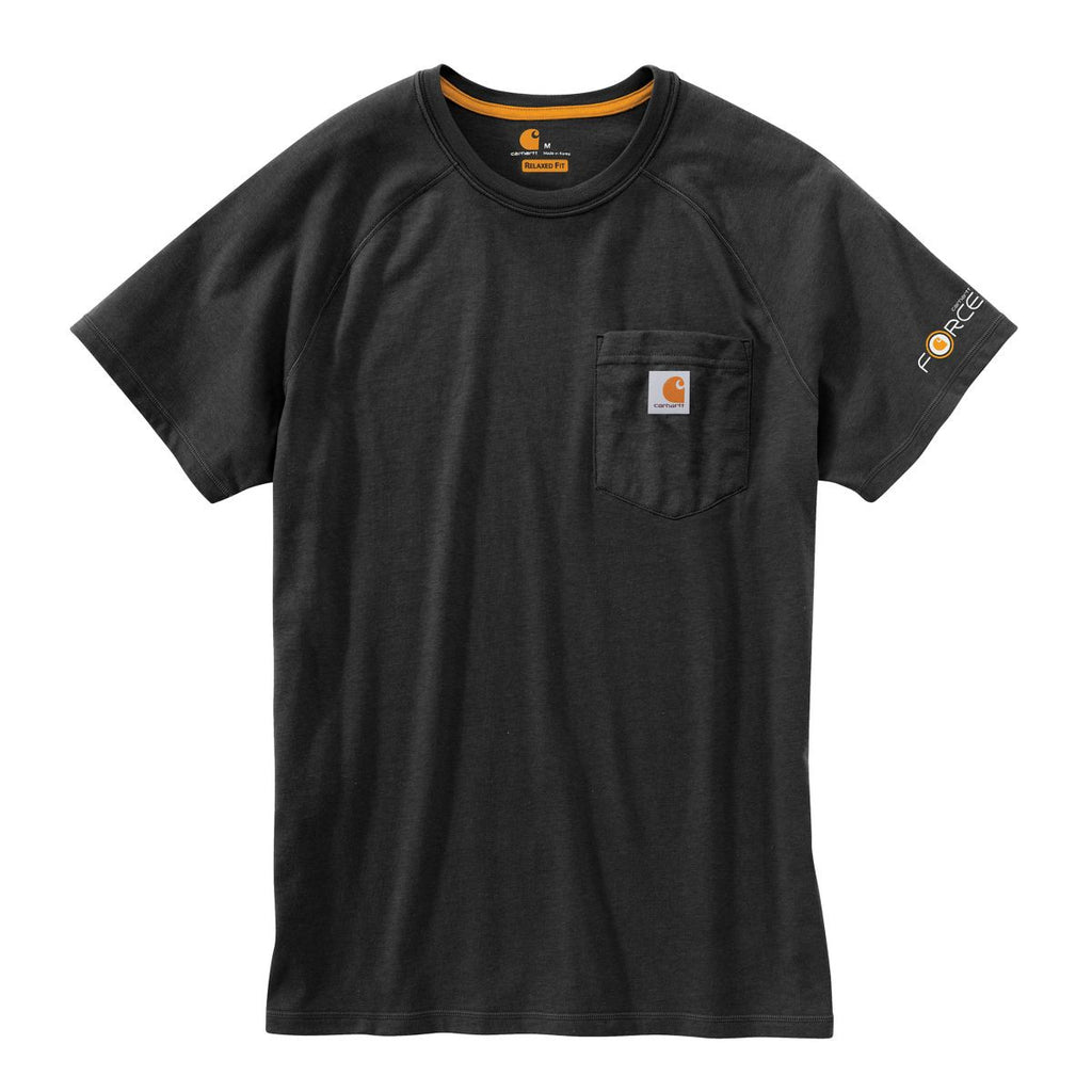 Carhartt Men's Black Force Cotton S/S T-Shirt