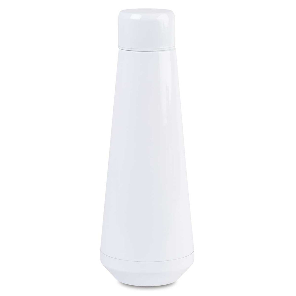 Aviana White Opaque Gloss Wisteria Double Wall Stainless Wine Bottle - 25 Oz.