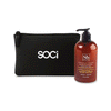 Soapbox Coconut Milk & Sandalwood Healthy Hands Gift Set with Black Pouch