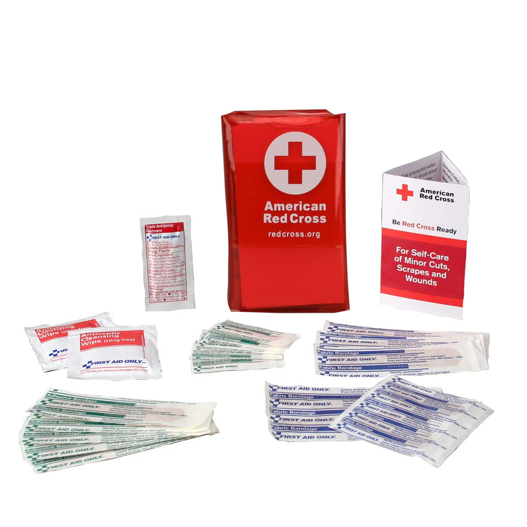 American Red Cross Natural Irisdescent Pocket First Aid and Hand Sanitizer Bundle