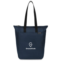Gemline Navy Renew rPET Zippered Tote