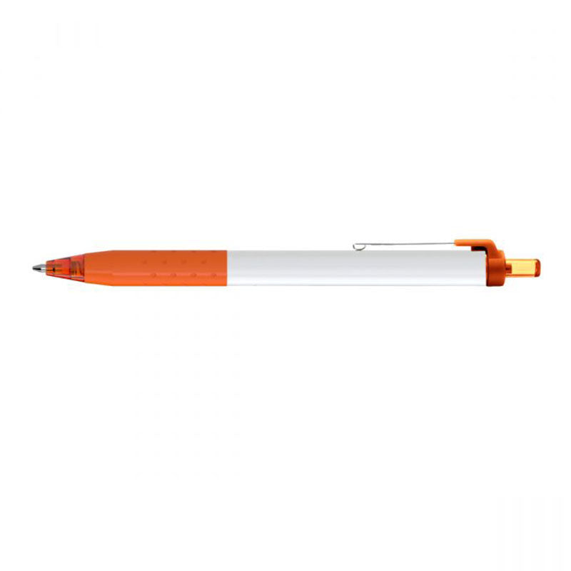 Paper Mate Orange Inkjoy White Barrel Pen - Black Ink