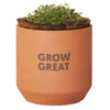 Modern Sprout Terracotta Tiny Terracotta Grow Kit Thank You Daisies