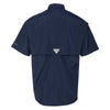 Columbia Men's Collegiate Navy Bahama II Short Sleeve Shirt