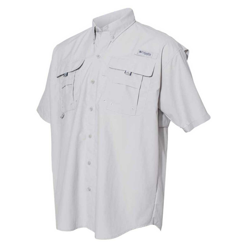 Columbia Men's Cool Grey Bahama II Short Sleeve Shirt