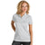 Antigua Women's White/Silver Quest Polo