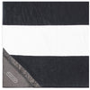 Slowtide Porto Black Pocket Beach Towel