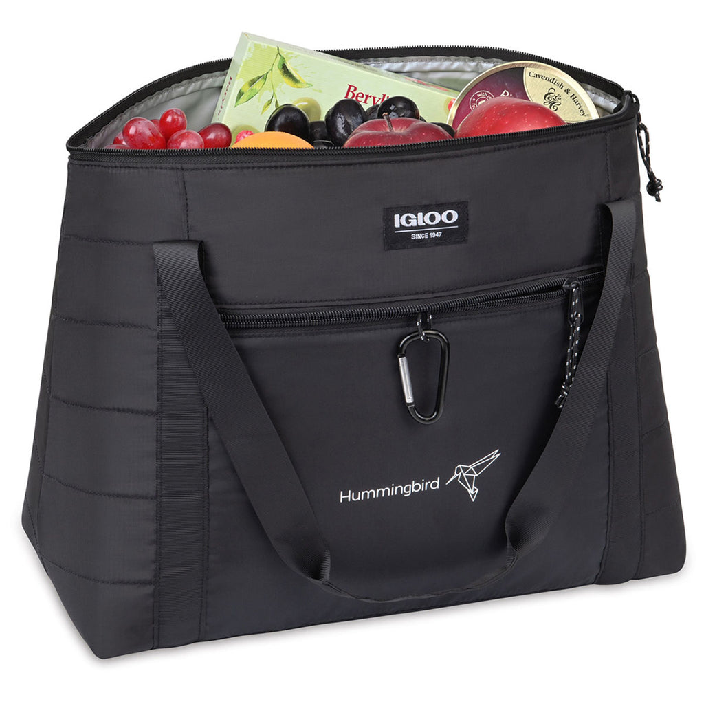 Igloo Black Packable Puffer 20-Can Cooler Bag