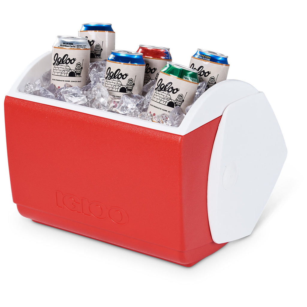 Igloo White-Red Star Playmate Elite 16 Qt Cooler