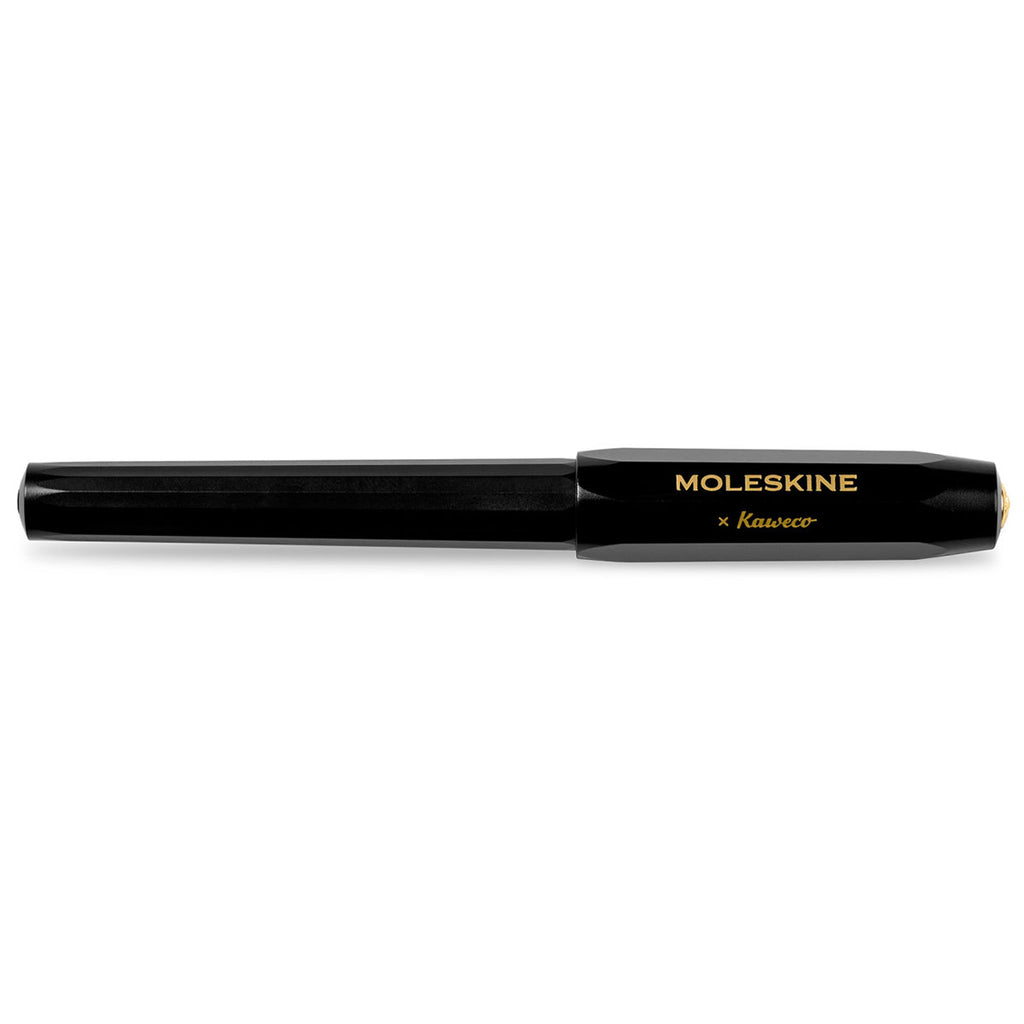 Moleskine Black Medium Notebook and Kaweco Pen Gift Set