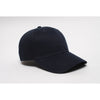 Pacific Headwear Navy Velcro Adjustable Brushed Twill Cap