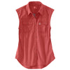 Carhartt Women's Cranberry Force Ridgefield Sleeveless Shirt
