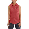 Carhartt Women's Cranberry Force Ridgefield Sleeveless Shirt