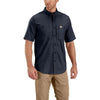 Carhartt Men's Navy Rugged Professional Short Sleeve Work Shirt