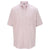 Edwards Men's Burgundy Stripe Short Sleeve Oxford Shirt