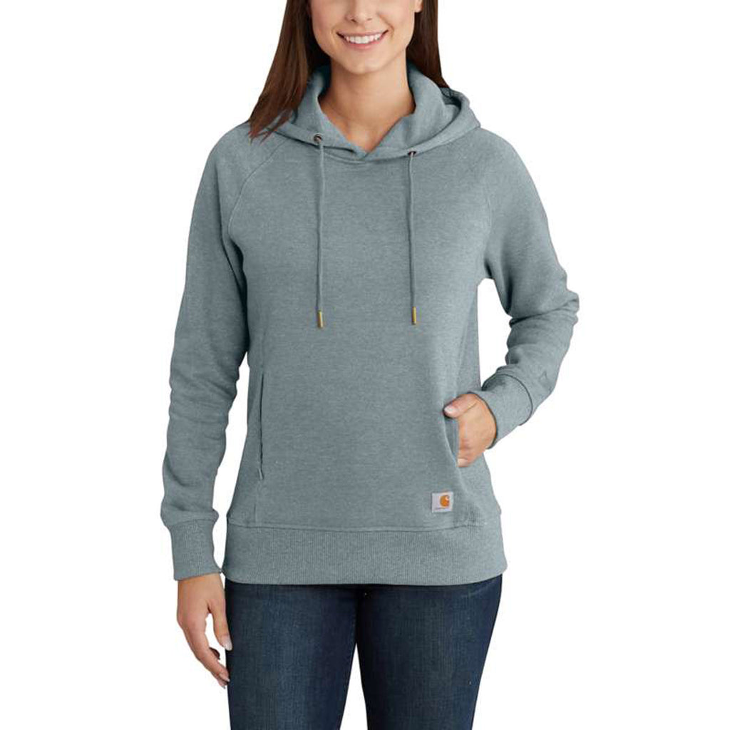 Carhartt Women's Sea Glass Heather Avondale Pullover Sweatshirt